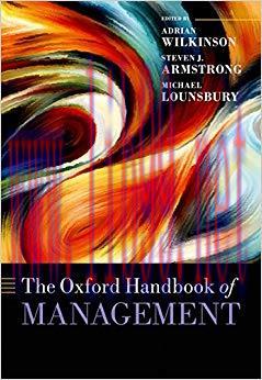(PDF)The Oxford Handbook of Management (Oxford Handbooks) 1st Edition