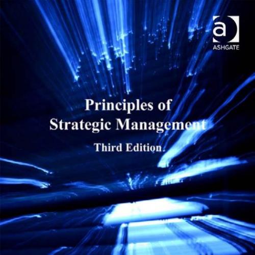 Principles of Strategic Management 3rd Edition by Tony Morden
