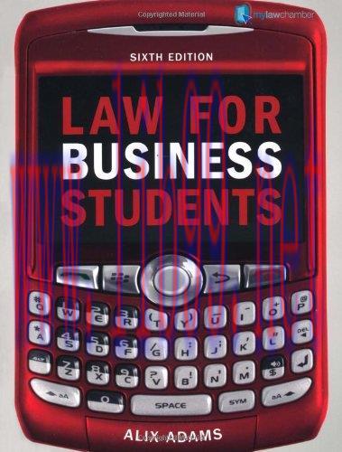 [FOX-Ebook]Law for Business Students, 6th Edition