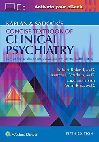 [AME]Kaplan & Sadock’s Concise Textbook of Clinical Psychiatry, 5th Edition (EPUB3 + Converted ...