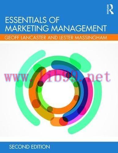 [FOX-Ebook]Essentials of Marketing Management, 2nd Edition