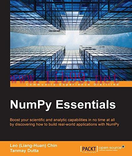 [FOX-Ebook]NumPy Essentials