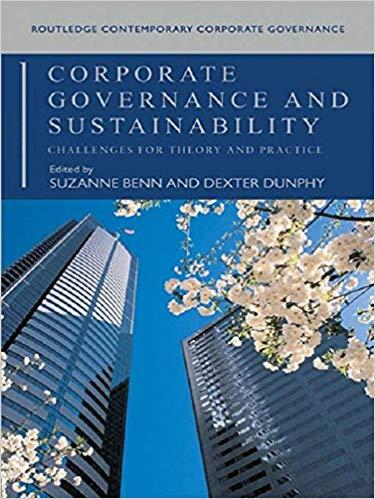 (PDF)Corporate Governance and Sustainability Challenges for Theory and Practice (Routledge Cont...