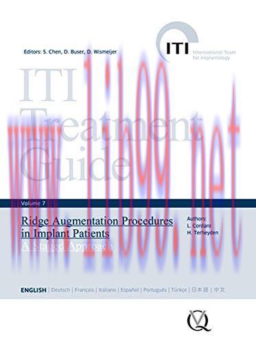 [AME]Ridge Augmentation Procedures in Implant Patients: A Staged Approach (ITI Treatment Guide)...