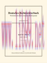[PDF]Deutsches Rechtsw&ouml;rterbuch: W&ouml;rterbuch der &auml;lteren deutschen Rechtssprache. Band XIV, Heft...