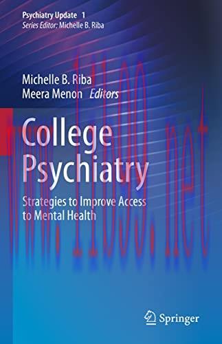[AME]College Psychiatry: Strategies to Improve Access to Mental Health (Psychiatry Update, 1) (...