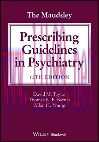 [PDF]The Maudsley Prescribing Guidelines in Psychiatry 13th Edition