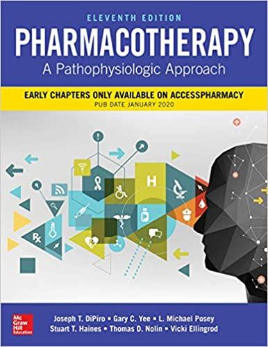 Pharmacotherapy A Pathophysiologic Approach 11th Edition (2020)