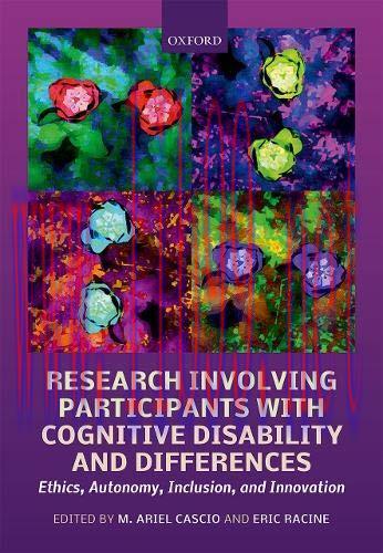 [AME]Research Involving Participants with Cognitive Disability and Difference: Ethics, Autonomy...