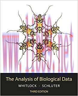 (PDF)The Analysis of Biological Data