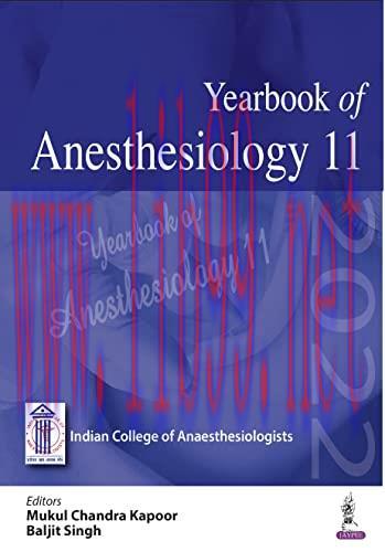 [AME]Yearbook of Anesthesiology 11 (Original PDF)