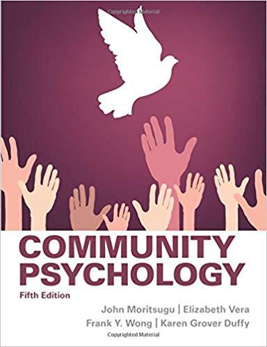 Community Psychology 5th Edition [John Moritsugu]