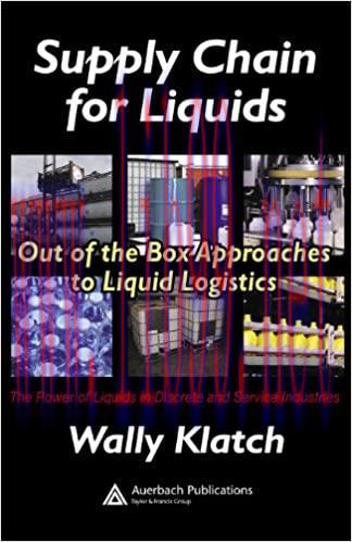 (PDF)Supply Chain for Liquids: Out of the Box Approaches to Liquid Logistics (Resource Manageme...