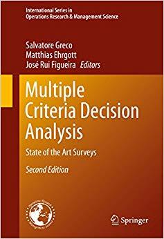 (PDF)Multiple Criteria Decision Analysis State of the Art Surveys (International Series in Oper...