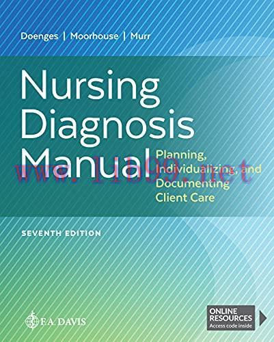 [AME]Nursing Diagnosis Manual: Planning, Individualizing, and Documenting Client Care, 7th Edit...
