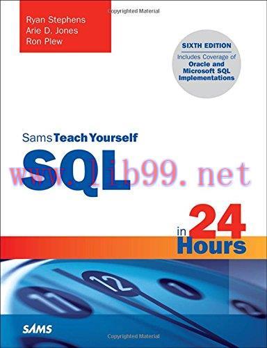 [FOX-Ebook]Sams Teach Yourself SQL in 24 Hours, 6th Edition