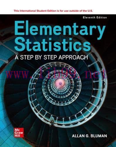 [FOX-Ebook]Elementary Statistics: A Step By Step Approach, 11th Edition