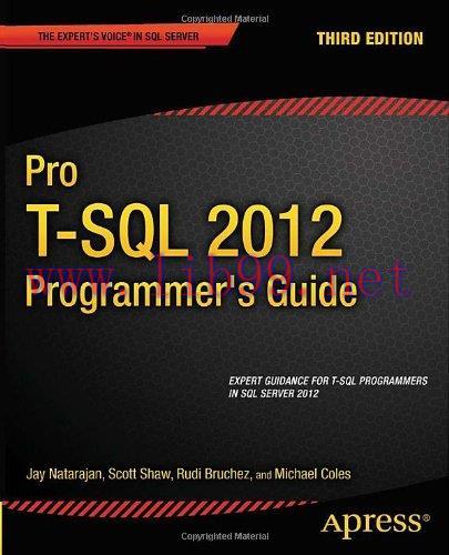 [FOX-Ebook]Pro T-SQL 2012 Programmer's Guide, 3rd Edition
