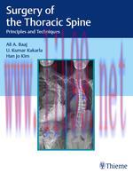 [PDF]Surgery of the Thoracic Spine: Principles and Techniques