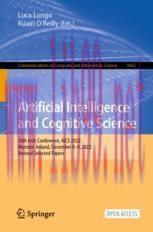 [PDF]Artificial Intelligence and Cognitive Science: 30th Irish Conference, AICS 2022, Munster, ...