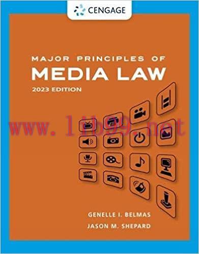 [PDF]Major Principles of Media Law, 2023
