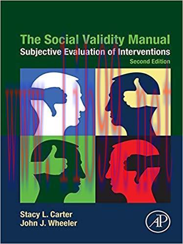 (PDF)The Social Validity Manual: Subjective Evaluation of Interventions 2nd Edition
