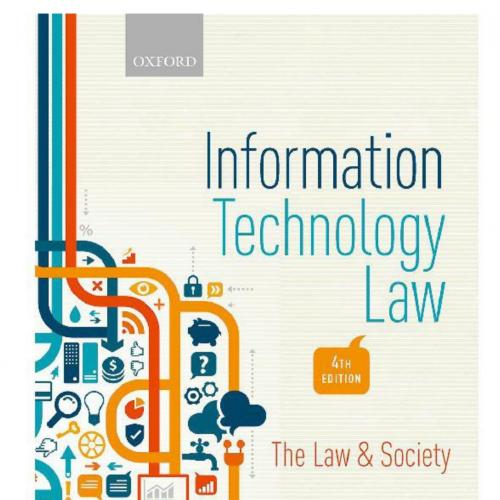 Information Technology Law The Law and Society 4th Edition - Vitalsource Download