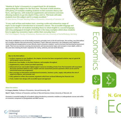 Economics, 3rd Edition - N. Gregory Mankiw & Mark P. Taylor