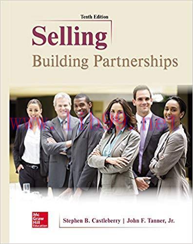 (PDF)Selling: Building Partnerships 10th Edition by Stephen Castleberry