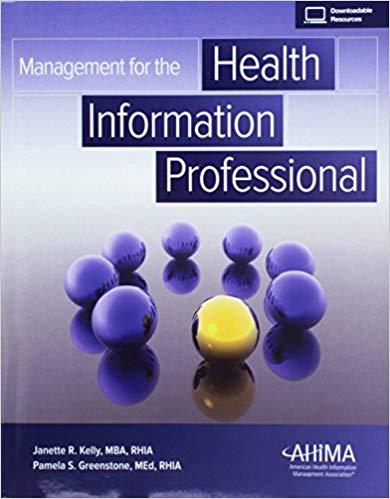 Management and the Health Information Professional