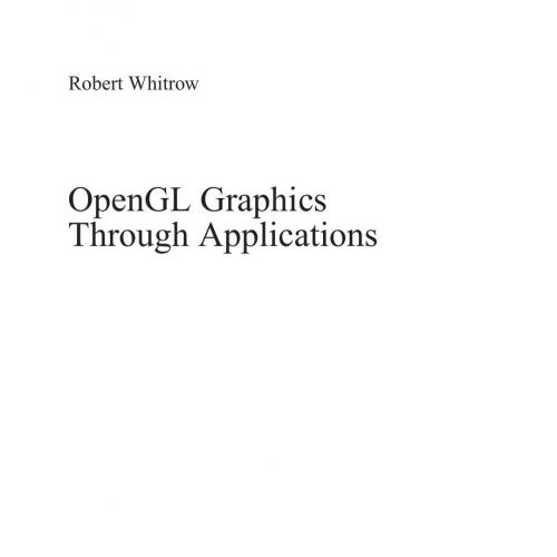 OpenGL Graphics Through Applications