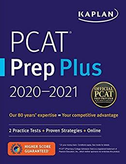 (PDF)PCAT Prep Plus 2020-2021 2 Practice Tests + Proven Strategies + Online (Kaplan Test Prep)