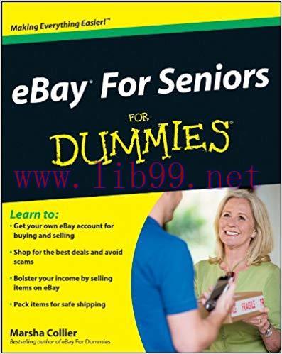 eBay For Seniors For Dummies 1st Edition,