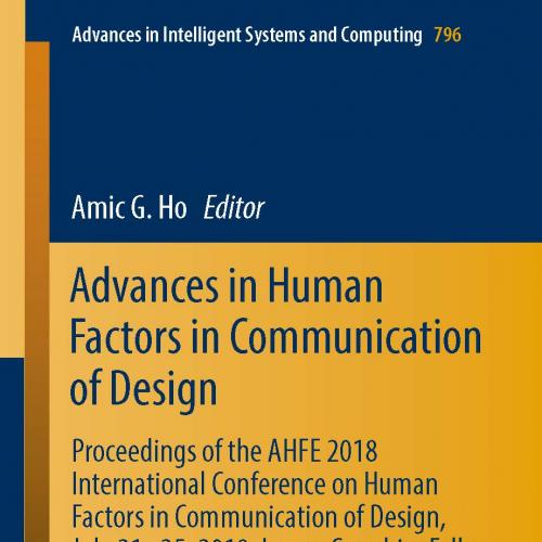 Advances in Human Factors in Communication of Design
