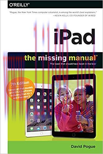 iPad: The Missing Manual 7th Edition,