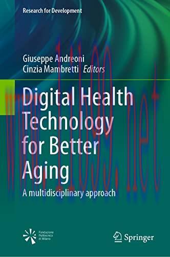 [AME]Digital Health Technology for Better Aging: A multidisciplinary approach (Research for Dev...
