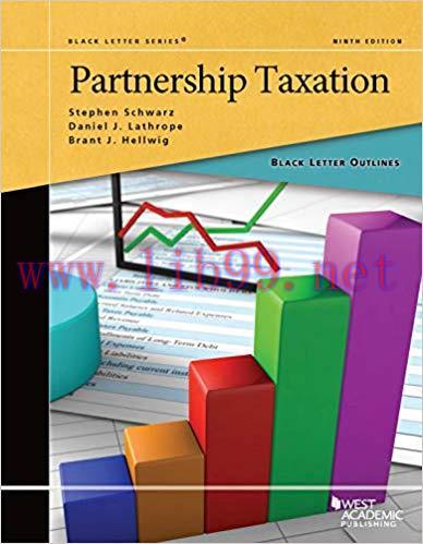 (PDF)Black Letter Outline on Partnership Taxation (Black Letter Outlines) 9th Edition