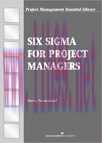 (PDF)Six Sigma for Project Managers (Project Management Essential Library) 1st Edition