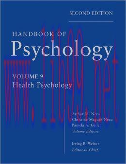 [AME]Handbook of Psychology, Volume 9: Health Psychology, 2nd Edition