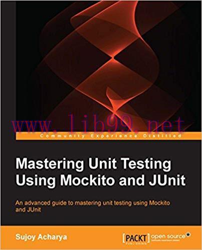 Mastering Unit Testing Using Mockito and JUnit