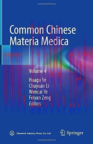 [AME]Common Chinese Materia Medica: Volume 4 (Common Chinese Materia Medica, 4) (Original PDF)