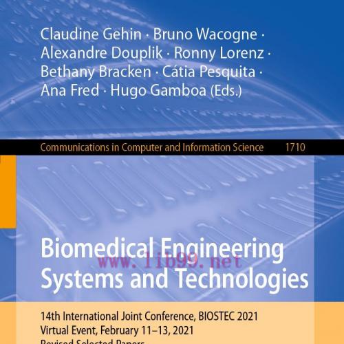 [AME]Biomedical Engineering Systems and Technologies (Original PDF)