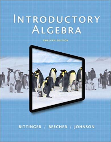 (Solution Manual)Introductory Algebra, 12th Edition by Marvin L. Bittinger.zip
