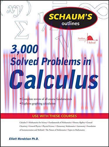 [FOX-Ebook]Schaum's 3,000 Solved Problems in Calculus