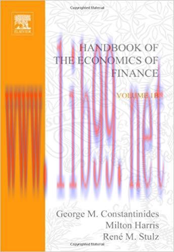 (PDF)Handbook of the Economics of Finance: Financial Markets and Asset Pricing (ISSN 21) 1st Ed...