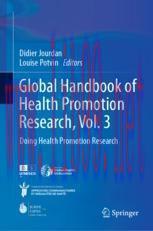 [PDF]Global Handbook of Health Promotion Research, Vol. 3: Doing Health Promotion Research