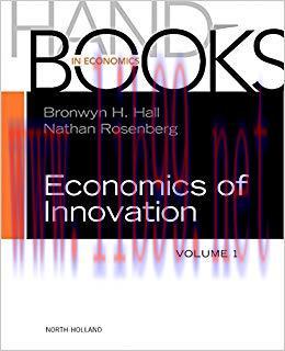 (PDF)Handbook of the Economics of Innovation (Handbooks in Economics 1) 1st Edition