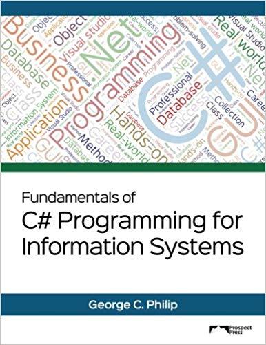 Fundamentals of C# Programming for Information Systems