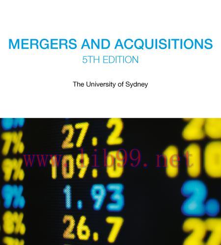 [PDF]Mergers and Acquisitions (Custom 5th Edition Au Textbook)