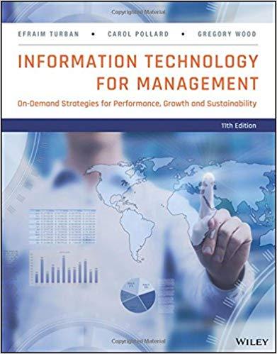 Information Technology for Management, 11th Edition